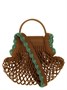 Сумка-кроссбоди из сетки 'XS Le Pliage Filet' Longchamp, коричневый 47348543