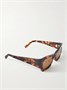 Солнцезащитные очки-авиаторы с черепаховой оправой из ацетата CELINE EYEWEAR, коричневый 47349471