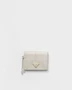 Маленький кожаный кошелек Prada, белый 47349949