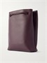 Кожаная сумка на плечо Pebble с украшениями LOEWE, бордовый 47350951