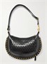 Сумка через плечо Oskan Moon из кожи с лазерной резкой и заклепками ISABEL MARANT, черный 47350977