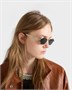 Солнцезащитные очки с логотипом Prada, голубой 47353357