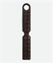 Intrecciato Long Tag Holder BOTTEGA VENETA, коричневый 47361451