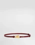Ремень из телячьей кожи DOLCE & GABBANA, красный 47361802