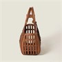 Кожаная корзина MIU MIU, коричневый 47368290