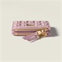 Маленький кошелек из кожи наппа Matelassé MIU MIU, розовый 47369635