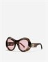 Солнцезащитные очки Re-Edition DOLCE & GABBANA, коричневый 47375729