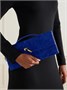 Длинный клатч Andiamo из плетеной замши BOTTEGA VENETA, синий 47323764