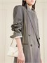 Кожаный клатч DRIES VAN NOTEN, белый 47323906