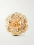 Клатч Magnolia со вставками из кристаллов золотого цвета JUDITH LEIBER COUTURE, золотой 47324351