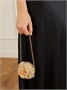 Клатч Magnolia со вставками из кристаллов золотого цвета JUDITH LEIBER COUTURE, золотой 47324351