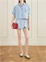 Клатч Flamenco с отделкой из кожи и бисера LOEWE + Paula's Ibiza, красный 47324426
