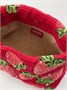 Клатч Flamenco с отделкой из кожи и бисера LOEWE + Paula's Ibiza, красный 47324426