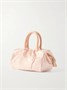 Виниловая сумка-тоут, отделанная кожей и синелью с бантом Simone Rocha, розовый 47338101