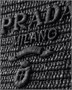 Большая вязаная сумка-тоут с кожаными деталями Prada, черный 47338104