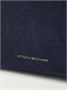 Мягкая замшевая сумка-тоут Victoria с кожаной отделкой VICTORIA BECKHAM, синий 47338418
