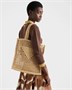 Сумка-шоппер, связанная крючком Prada, коричневый 47339841