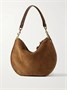 Сумка через плечо Oskan Soft Zipped из замши с кожаной отделкой ISABEL MARANT, коричневый 47344395