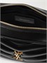 Сумка через плечо 'Loulou' из стеганой текстурированной кожи SAINT LAURENT, черный 47344842