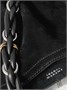 Сумка на плечо из замши с кисточкой и кожаной отделкой Bolton ISABEL MARANT, черный 47345150