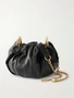 Сумка через плечо из плиссированной кожи CHLOÉ, черный 47346251