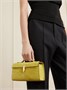 Симметричная сумка Pochette из замши Savette, зеленый 47346548