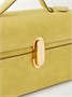 Симметричная сумка Pochette из замши Savette, зеленый 47346548