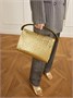 Сумка на плечо из кожи под крокодила с металлическим эффектом DRIES VAN NOTEN, золотой 47350970
