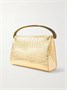 Сумка на плечо из кожи под крокодила с металлическим эффектом DRIES VAN NOTEN, золотой 47350970
