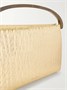 Сумка на плечо из кожи под крокодила с металлическим эффектом DRIES VAN NOTEN, золотой 47350970