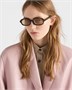 Солнцезащитные очки с культовой металлической табличкой Prada, желтый 47353374