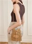 EBL миниатюрная плетеная сумка-ведро из рафии TOD'S, коричневый 47354676