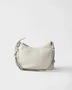 Средняя кожаная сумка Prada Fold, белый 47355362