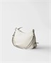 Средняя кожаная сумка Prada Fold, белый 47355362