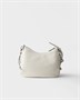 Средняя кожаная сумка Prada Fold, белый 47355362