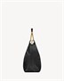 Сумка-хобо HORTENSE из блестящей кожи SAINT LAURENT, черный 47364113