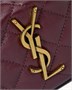 ICARINO мини из стеганой наппы SAINT LAURENT, бордовый 47372228