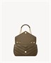 LOULOU среднего размера из замши MATELASSÉ SAINT LAURENT, зеленый 47372596
