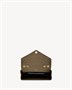 LOULOU среднего размера из замши MATELASSÉ SAINT LAURENT, зеленый 47372596