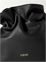 Кожаный клатч Flamenco mini с украшениями LOEWE, черный 47323658