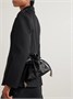 Кожаный клатч Flamenco mini с украшениями LOEWE, черный 47323658