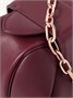 Мягкий клатч из кожи Demi Gabriela Hearst, бордовый 47323908
