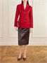Клатч Belle Vivier из замши в полоску с кожаной отделкой и пряжкой Roger Vivier, розовый 47324131