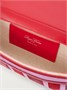 Клатч Belle Vivier из замши в полоску с кожаной отделкой и пряжкой Roger Vivier, розовый 47324131