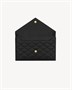 Клатч PARIS из ягнячьей кожи SAINT LAURENT, черный 47324332