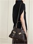 Малая сумка-тоут из плетеной кожи Hug Ferragamo, коричневый 47338252