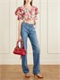 Сумка-тоут из кожи с украшениями Paddington CHLOÉ, красный 47338407