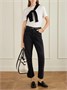 Сумка-тоут из канваса Tim с кожаной отделкой TOD'S, белый 47338914