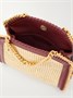 Маленькая сумка-наплечник The Falabella из рафии с отделкой искусственной кожей STELLA MCCARTNEY, бежевый 47343329