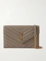 Сумка через плечо Cassandre из стеганой натуральной кожи SAINT LAURENT, коричневый 47344397